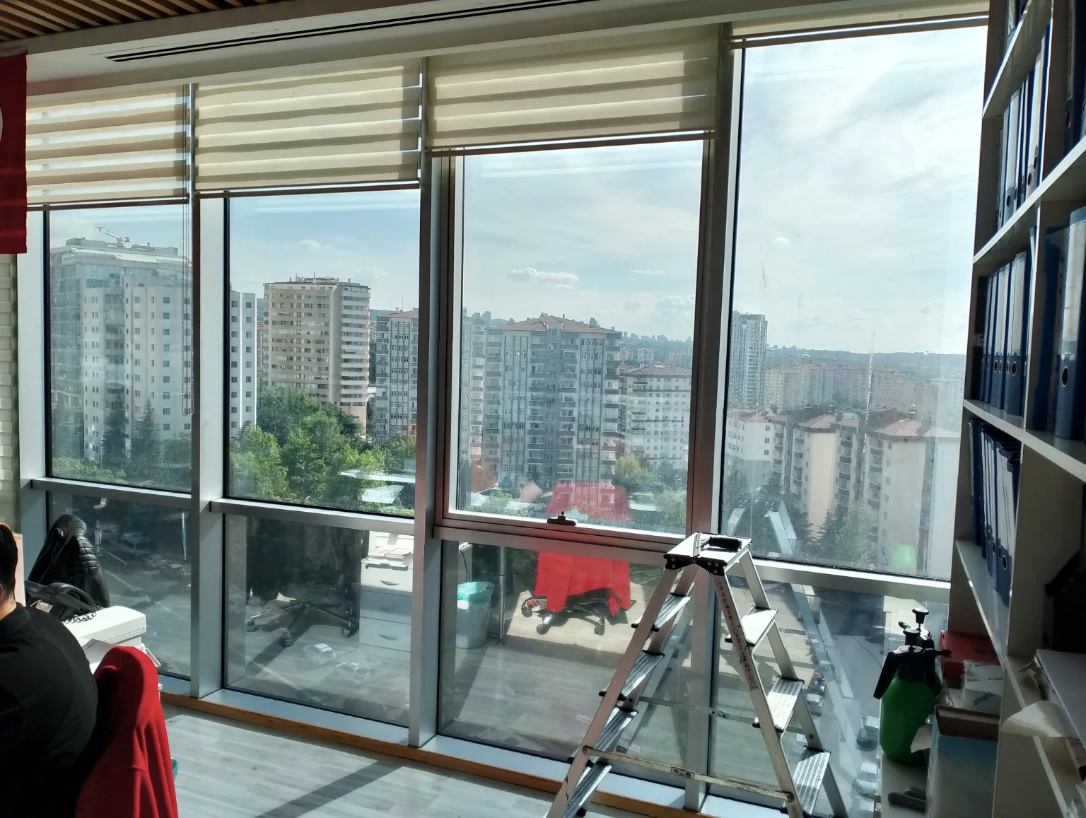 YDA Center Söğütözü ofis güneş kontrol cam filmi uygulaması