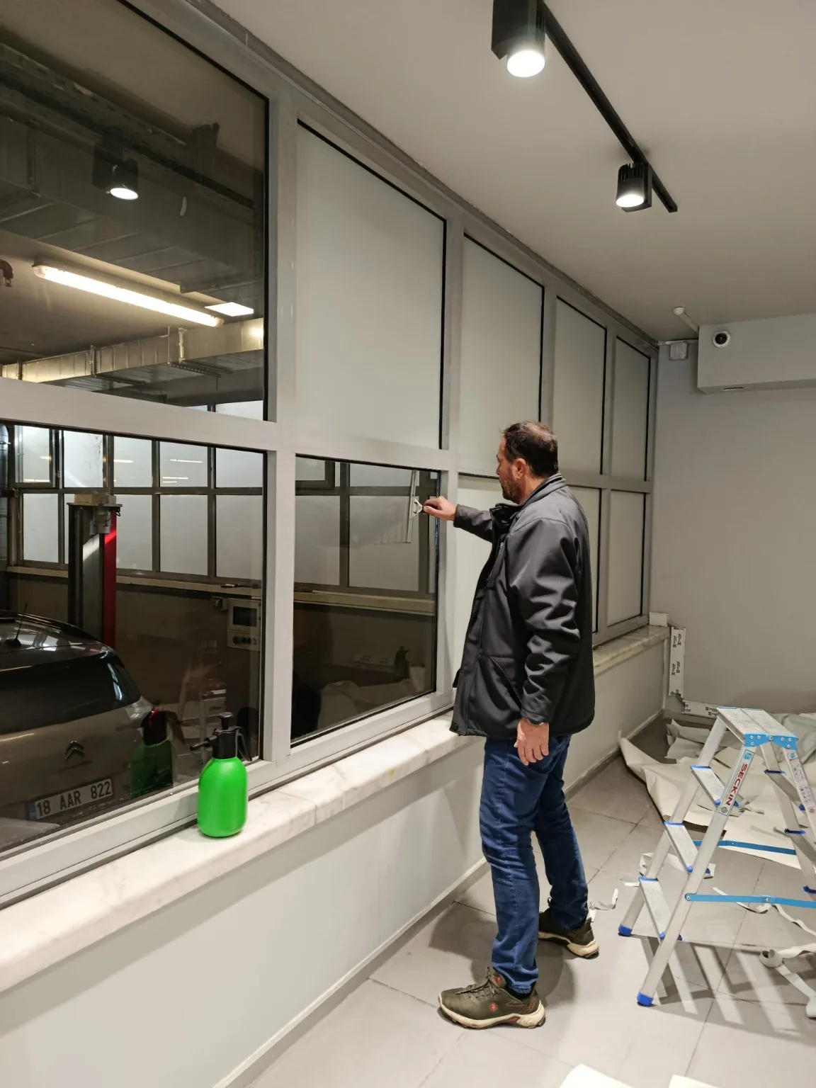Otosay Ankara cam kapatma folyosu uygulaması